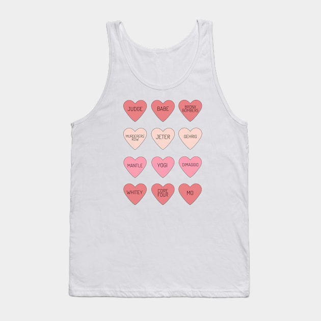 All-Time Yankees V-Day Tank Top by Uptown & the Bronx